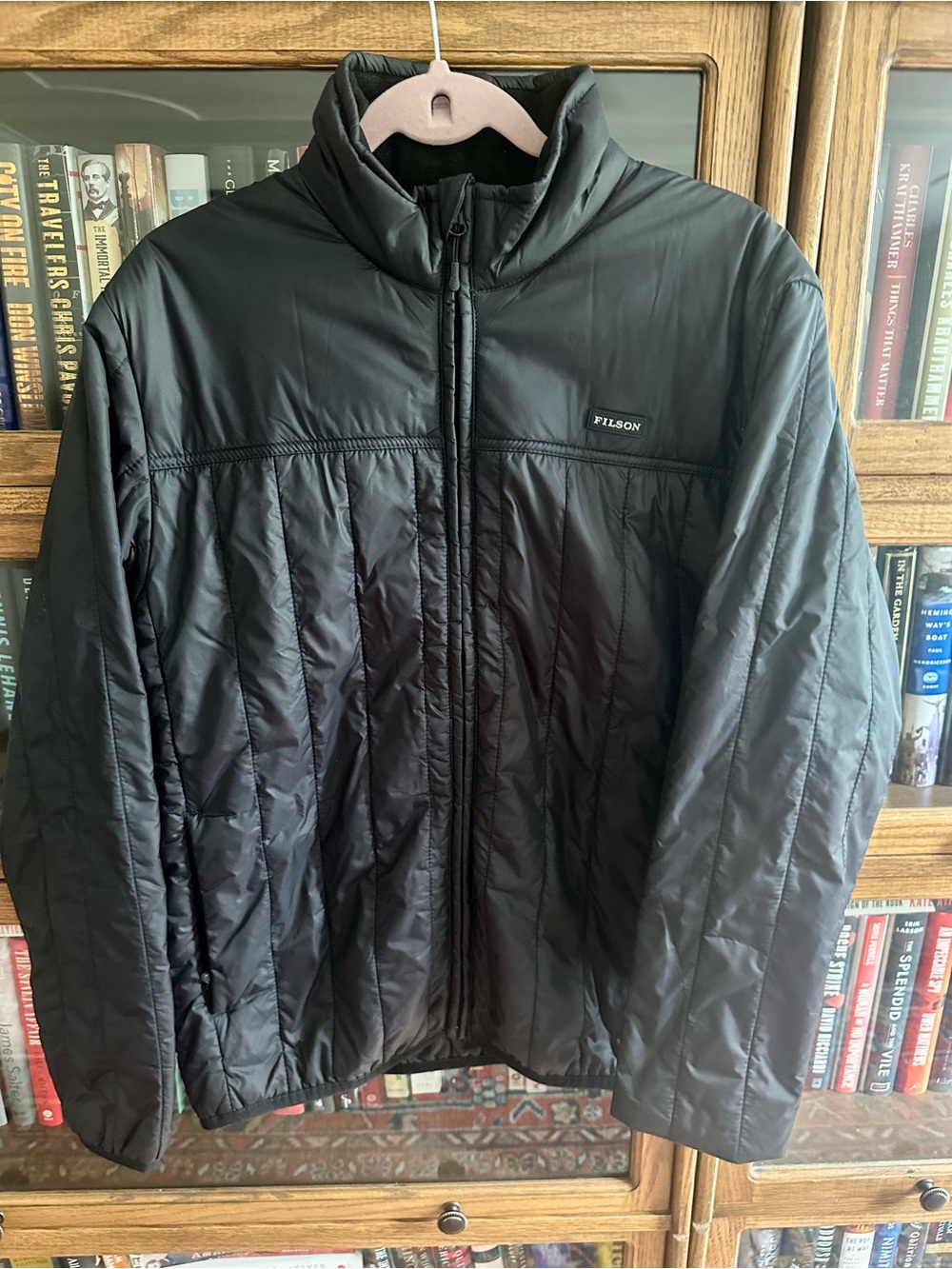 Filson Men's Black Quilted Puffer Jacket